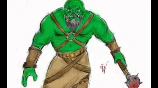 Orc Drawing