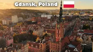 GDAŃSK 4K DRONE 🇵🇱 | Old Town & Waterfront 2025