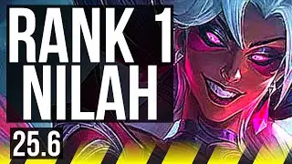 NILAH & Shaco vs TRISTANA & Thresh (ADC) | Rank 1 Nilah, Rank 5, Comeback | JP Challenger | 25.6
