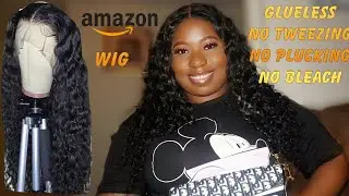 Glueless lace front wig , No tweezing, No plucking, No gel #nobabyhair #gluelesswig