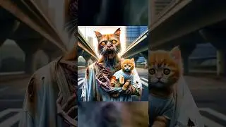 kitty cat infected byzombies be rescued? #catstory #cat #kittycatanimation