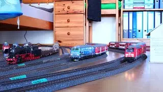 Christians Modellbahn - 207 Meter Bodenbahn - Kopfbahnhof Christianshausen
