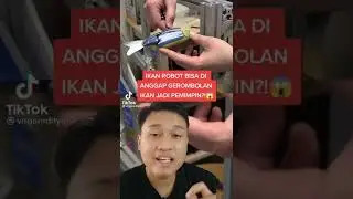 Ikan Robot Bisa Bikin Gerombolan Ikan jadi Pemimpin🤔🤔| IG Virgaraditya