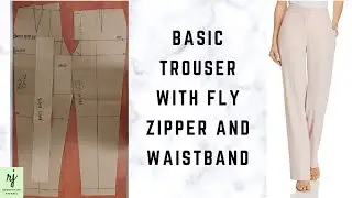 SEWING & TESTING MY TROUSER WITH FLY PATTERN|| HOW TO SEW TROUSER WITH FLY ZIPPER|| REMI JUNAID