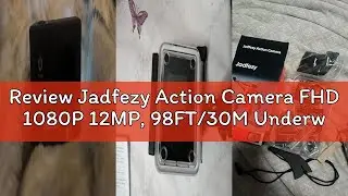 Review Jadfezy Action Camera FHD 1080P 12MP, 98FT/30M Underwater Waterproof Camera with 2 Batteries,