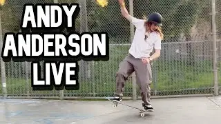 Andy Anderson Learning Something New On A Skateboard