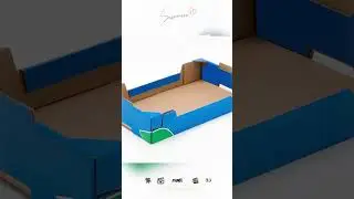 Paper box tray forming machine/fruit box forming machine #storagebox #ca#cartontrayformingmachine