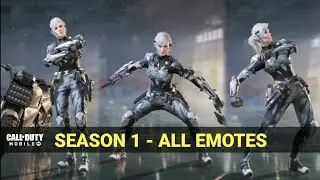 Season 1 All Emotes Call of Duty Mobile | Cod mobile