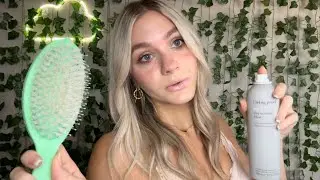 ASMR| Southern Accent- Doing Your Hair With Whispering (Personal Attention Triggers)