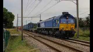 Convoi Militaire, Class66, Class77, BB7200, BB26000, BB27000 VFLI. Des trains à Jonquières