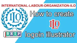 How to create ilo logo |ilo logo  || ILO logo design International Labour Organization ILO Logo