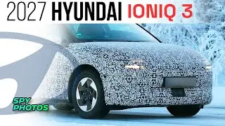 Шпионские фотографии: Hyundai Ioniq 3 2027 года (очень скромный)