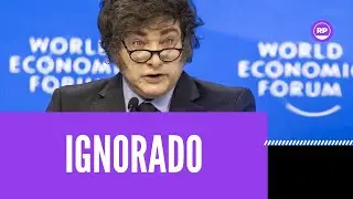 ¡PAPELÓN MUNDIAL de Milei en Davos! Su discurso fue completamente ignorado