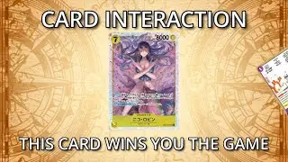[One Piece TCG] - Nico Robin Card interaction