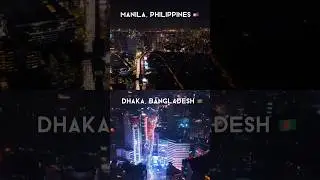Manila VS Dhaka #dhaka #dhakacity #manila #philippines #bangladesh #4k #travel #pinoy #asiancity