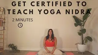 Get Certified to Teach Yoga Nidra Online