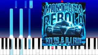 MONTAGEM REBOLA - ATLXS, DJ FKU (Piano Tutorial)