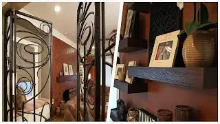 75 Living Room Library With Orange Walls Design Ideas You'll Love 🔴