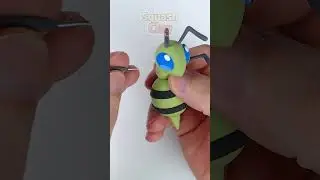 Making Pok&eacute;mon Shiny Beedrill clay 🐝