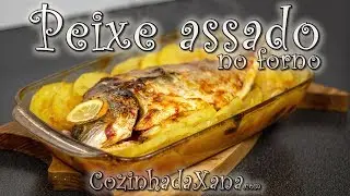 Peixe assado no forno