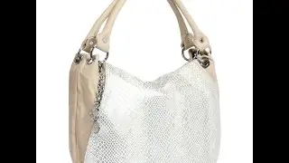 Сумка Alessandro Beato 319 434 38 croc silver beige