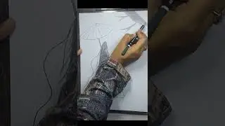 japanese girl sketch #japanese #shortvideo #youtubeshorts #girl #sketch #japan #viralshort