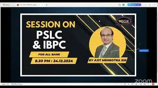 Session on PSLC And  IBPC II For Coming Promotion Exam II Live 25.12.2024 II
