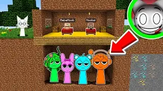SPRUNKI APARECEN DEBAJO de MI CAMA en MINECRAFT😨😱 BEBE NOOB