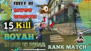 DUO VS SQUAD | 15 KILL BOOYAH | BY UF KILLER.