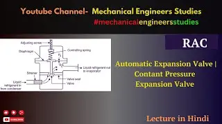 Automatic Expansion Valve | Contant Pressure Expansion Valve