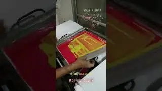 Printatonik Working On Screen Printing #shorts #short