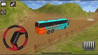 Offroad Uphill Bus Driving Simulator Gameplay