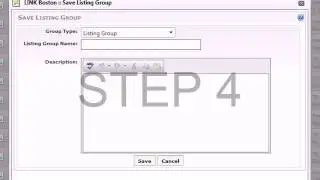 Creating a Listing Group - How-To