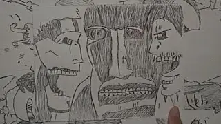 Attack on Titan #drawing Titans 25 Part 2 🙀😈 #anime
