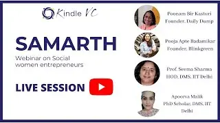 Samarth- Webinar on social entrepreneurship