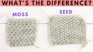 Moss vs Seed Stitch - What is the difference?
