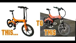 PXid e-bike off-road rebuild parts breakdown