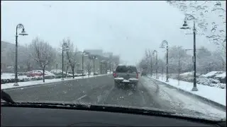 Snow Drive in Medford Oregon!