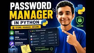 I Built a Secure Password Manager Using Python