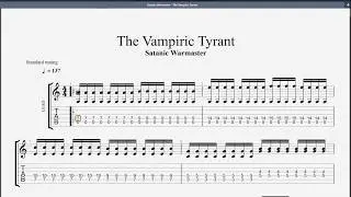 Satanic Warmaster - The Vampiric Tyrant (Guitar 1)