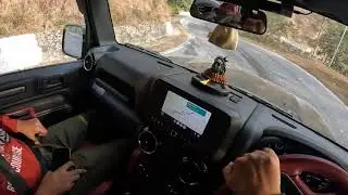 Driving Thar in Narrow Roads of mountains | How to drive in Mountains | Thar Offroading