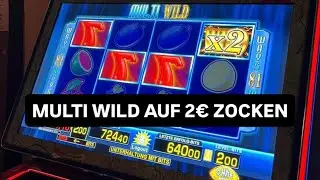 Let&rsquo;s play Multi Wild auf 2&euro; VIELE GEWINNE 🤑 Spielhalle geht ab Spielothek