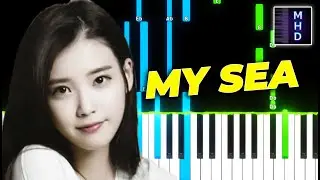 IU - My sea (Piano Tutorial Easy)