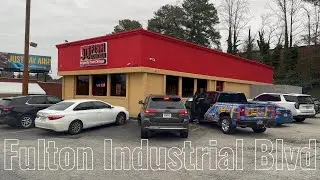 🚗🏭 Atlanta POV Drive 4K | Fulton Industrial Blvd | Iconic Industrial Views