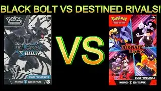 !DESTINED RIVALS + BLACK BOLT BOOSTER BUNDLE BATTLE! WHICH BOX IS GOING TO GIVE US THE BANGER TODAY!