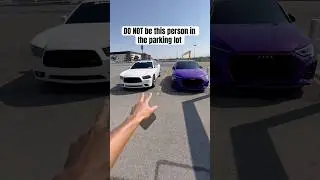 Why do people park so close in open lots?￼