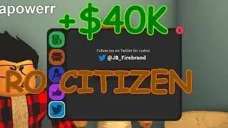 All RoCitizens Codes *15 CODES!!* | 2019 August(+40k)