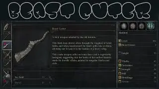 Bloodborne how to get the Beast cutter