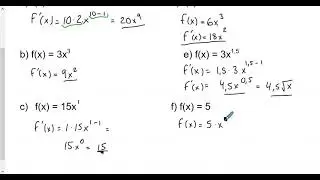 Matematik 3b: Deriveringsregler