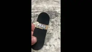 How to put a design on your fingerboard with it already gripped#jesus